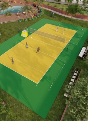 VOLLYBALL AERIAL